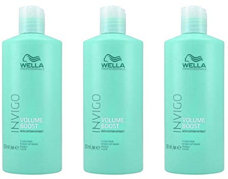 3 er Pack Invigo Volume Boost Crystal Mask 500 ml