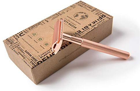 Double-Edged Safety Razor | Sustainable & Durable | Environmentally Friendly | Rose Gold