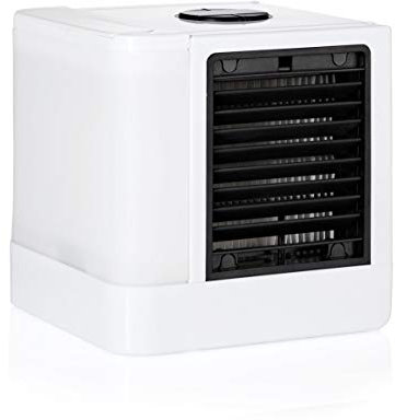 Verdunstungskühler Breeze | portable Mini-Klimaanlage | Kühlt mit Wasser - ohne Chemie | mit Nacht- und Timerfunktion | 14 x 14 x 14,8 cm