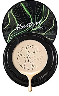 BB Cream Mushroom Head Air Cushion Cream Mushroom Liquid Foundation Sponge BB/CC Cream Moisturising Concealer Lasting Nude Air Cushion Foundation Brightening Pigment Compact Cover Moist Makeup Base