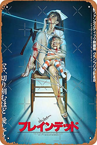 NIUMOWANG Metallschild – Braindead Blechposter 30,5 x 20,3 cm