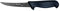 Starrett Professional Stainless Steel Kitchen Boning Knife - Narrow Curved Profile - 5-inch (125mm) - Black Handle