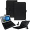 NAUC Tastatur Hülle kompatibel mit Xiaomi Redmi Pad SE Tasche QWERTZ Bluetooth Schutzhülle Keyboard kabellos deutsche Tastatur QWERTZ Layout Case 11.0 Cover, Farben:Schwarz