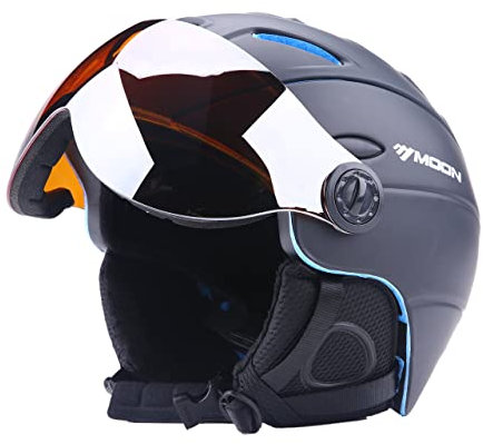 Sport Tent Ski Helmet Snowboard Helmets with Detachable Visor Unisex Adult Winter Sports Professional Windproof Premium Helmet