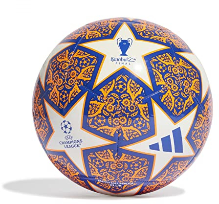 adidas UEFA Champions League Club Istanbul Ball HT9006, Unisex Footballs, Orange, 5 EU