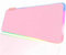 JMIYAV Pink RGB Gaming Mouse Pad PC XL Large Extended Glowing Led Light Up Desk Pad Mouse Mat Non-Slip Rubber Base Computer Big Cute Mousepad Mat Optimized for Gamer 80 * 30cm
