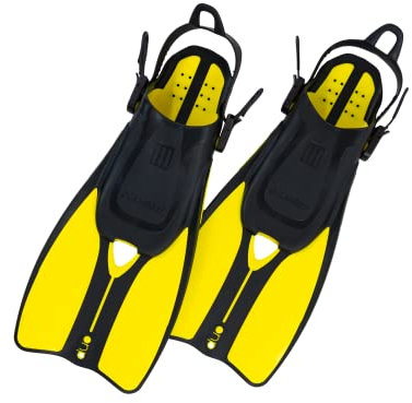 OCEAN REEF - Duo - Reiseflossen - 7 Farben und 2 Größen (Gelb, L/XL)