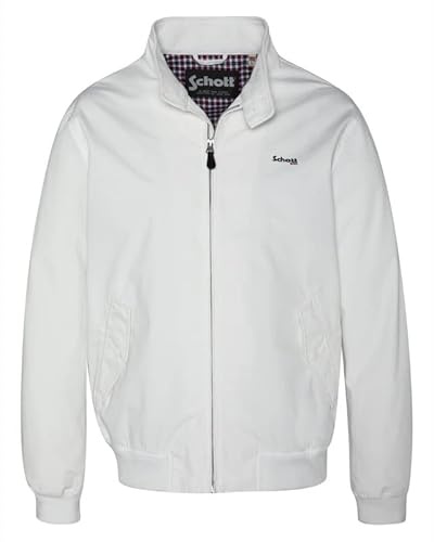 blouson court casual brodé poitrine schott,CABL1220