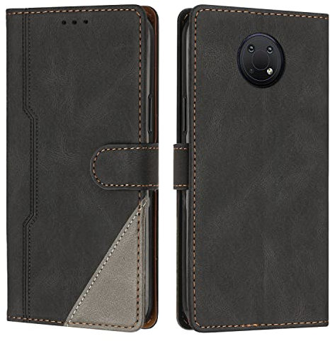 Radoo Coque pour Nokia G50 5G, Housse Etui Portefeuille Cuir Multifonction, Fermeture Magnétique à Clapet Anti-Choc [Fonction Support] Flip Case Compatible avec Nokia G50 5G (Noir)