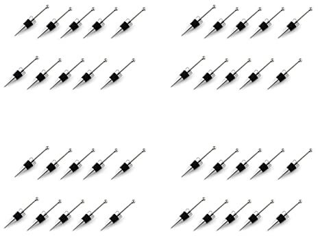 VENEKA 40 Pieces Gadgets Add a Bead Rhinestone Lampwork Beads Wine Bottle Stopper in Alloy Beads Bottle STO