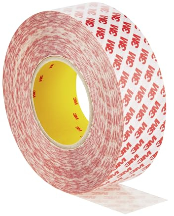 3M Doppelseitiges Klebeband GPT-020, Transparent, 50 mm x 50 m, 0.2 mm