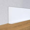 Plinthe souple en PVC - 100 x 12 mm - Bande de sol autocollante et flexible - Passage mural - Pour cuisine et salle de bain - Blanc - 18 m x 10 cm