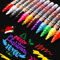 WECUTE 12 colores Rotuladores Tiza Liquida 6mm, Rotulador Cristal Borrable para Ventanas y Pizarras Rotuladores de Pizarra (6mm-12 colores)