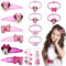 Haarspangen Mädchen, 12 Stück Kinder Haarschmuck Set Minnie Haarschmuck Haarring Cartoon Anime Haarspange Süße Haarspangen Geburtstagsgeschenke für Kleine Mädchen Kinder