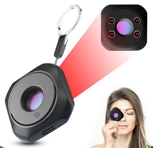 Détecteur Micro Espion, Détecteur de Micros GPS, Detecteur de Camera et Micro Espion, Détecteur de caméra cachée avec appareils de Vision Infrarouge pour Bureau à Domicile Hôtel