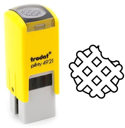 Tampon Gaufre | Cachet encreur carte de fidélité | 11mm | Waffle ink stamp