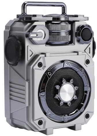 Lazmin112 Portable Bluetooth Speaker, Loud Speakers with Subwoofer, Deep Bass, Bluetooth 5.3 Wireless Stereo Pairing, IPX5 Water Proof for Home Party Beach Camping