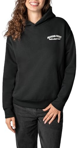 Sublevel Damen Hoodie mit Früchte-Prints, Kapuze, Kängurutaschen, Bequeme Passform