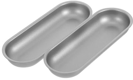 BESTOYARD 2pièces Moule à Pain Long Acier Au Pour Buns De Hot Dog Outil De Cuisson Antiadhésif Pour Boulangerie Maison Accessoire De Cuisine Et Résistant Chaleur