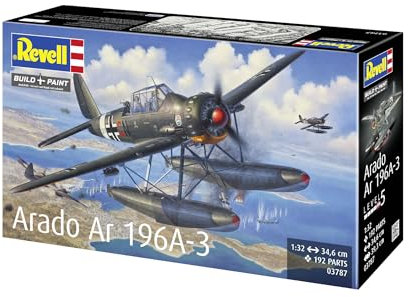Revell 03787 Arado Ar196A-3 Seaplane 1:32 Scale - Unbuilt/Unpainted Plastic Model Kit