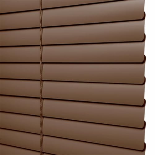 Mattes Braun Aluminium Jalousie Verdunkelungsrollo Fensterrollo Rollo Seitenzugrollo Plissee Schalusie Fenster Jalousien Sonnenschutzrollos Für Haus/küche/büro,Individuell Gestaltbar (90×220cm)