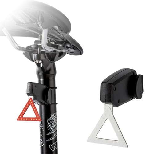 cyclingcolors Fahrradrücklicht, LED, Sattelstütze, Dreieck, 60x38x55mm