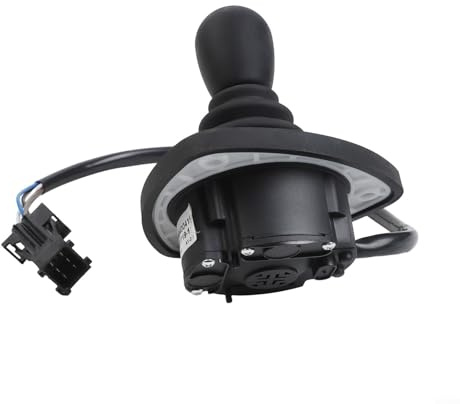 GLFLOW Linde Joystick-Griff, Controller-Griff 7919040041, für Linde Gabelstapler, ABS-Metall-Joystick-Steuerschaltereinheit, schwarzes Ersatzteil