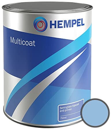 Hempel Multicoat - Light Blue - 750ml - Boat Paint Topcoat