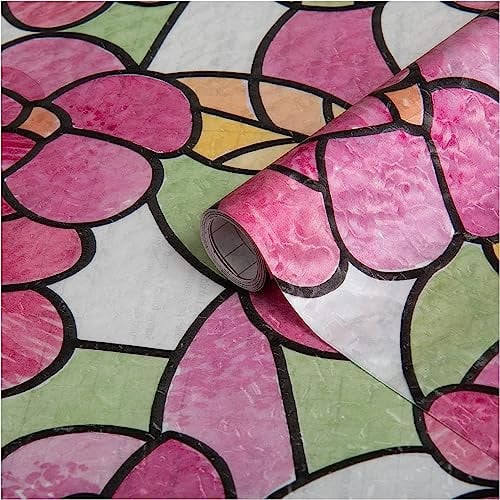 d-c-fix Pellicola vetri finestre privacy adesivo statico Lisboa summer oscurante opaca anti-uv decorative impermeabile per cucina, casa, ufficio, bagno, doccia carta 45 x 150 cm
