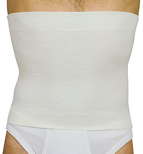 MANIFATTURA BERNINA Elan 500622 (Größe 2) - Thermo-Wärmegürtel Bauchwärmer aus Merinowolle und Baumwolle Höhe 22
