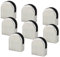 Morsetto di Vetro 8 Pezzi 8-10mm Acciaio Inossidabile 304 Supporto Vetro Regolabile Con Cacciavite per Ringhiera Balaustra Corrimano della Scala