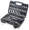 BITUXX® Werkzeugkoffer 53 tlg Werkzeug Knarrenkasten 1/4 Ratschenkasten Nusskasten Stecknuss Umfangreiches 1/4 Ratschen Set inkl. Nüsse und Adapter