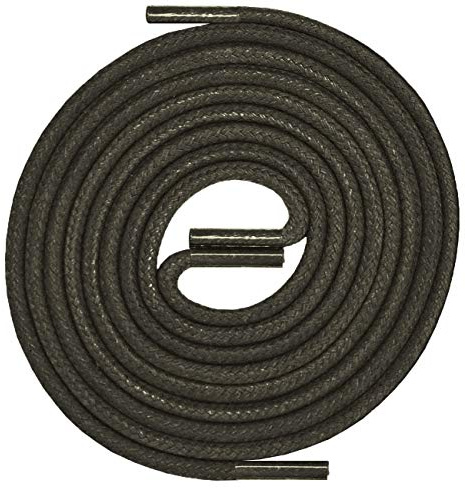 LACCICO Schnürsenkel | Rund Robust Gewachst | Durchmesser 2,5 mm Farbe:Militarygrün Länge:60 cm