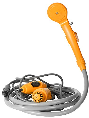 Magiin TEYUCHEZ Naranja 37 cm Plástico Juego de Ducha Portátil para Coche DC 12V