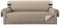 Premium Reversible 3-Sitzer Sofa Schonbezug, Wendbare Gesteppte Möbel Protector, 2 Elastic Strap, Waschbar Couch Schonbezug, Bezüge Schützen Sofas vor Kindern, Hunden, Katzen (Sofa: Khaki/Beige)