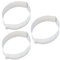 3 Stücke Edelstahl Ausstecher Formen Set, Zitrone Form Fondant Keks DIY Schokoladenformen Cupcake Dessert Backform