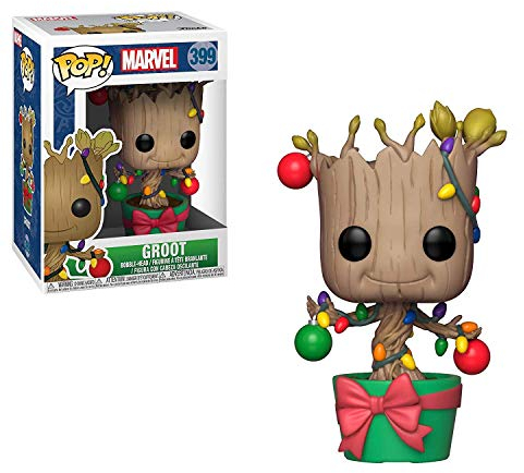Guardians of the Galaxy Wackelkopf Figur Groot Christmas Funko Pop Nr. 399 Vinyl 12cm