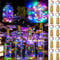 ine Lot de 10 mini guirlandes lumineuses LED en forme de bouteille avec bouchon en liège pour bricolage, fête, décoration, mariage, intérieur et extérieur (multicolore)