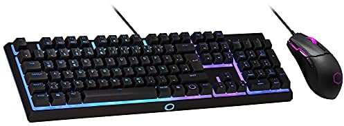 Cooler Master MS110 Tastiera E Mouse RGB Gaming Combo, Nero, QWERTZ - DE