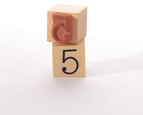 Motivstempel Titel: Ziffern - 5