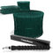 Heimfleiss® Drillapparat Driller + Rödeldraht 1,4 x 100 bis 300 mm (1000 Stk) - Set aus Drahtbinder Rödelzange & Bindedraht ummantelt Sackverschluss - Betonbindedraht Ösendraht Drill Draht