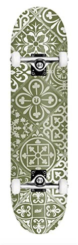 Über Skateboards, Tiles, Skateboard 3-Star Compl, Olive - 8.25