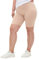 Zizzi Große Größen Damen Einfarbige Fahrradshorts aus Viskose Gr 46-48 Frappé