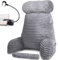 Homie Reading Pillow with Reading Light and Wrist Support, Has Arm Rests, and Back Support for Bed Rest, Lounging, Reading, Working on Laptop, Watching TV (Large, Gray)
