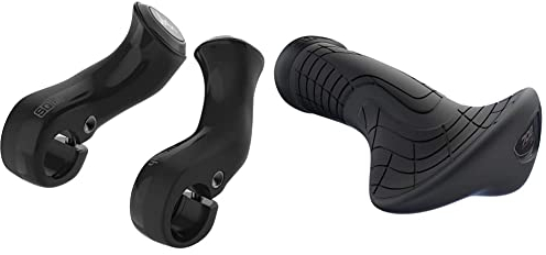 402/410 2311 Innerbarends Combo, City-Comfort & Trekking Bar Ends SQlab & Unisex Sqlab Griffe 702, Größe Fahrrad Griffe, Schwarz, M