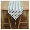 EHOMERY Tischband Klein, Tischdecke Blau Spitze Stickerei Wal Tischläufer Cotton Linen 30x160CM