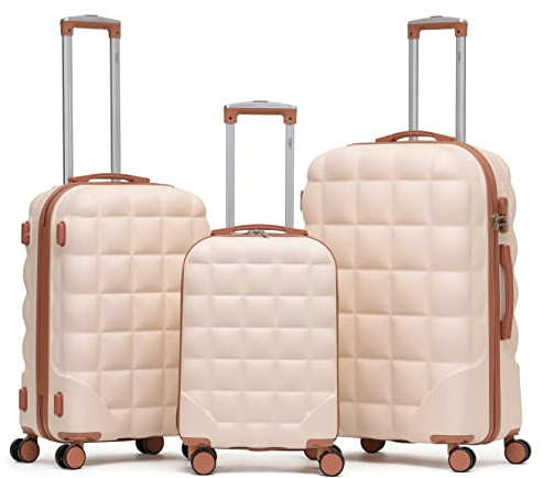 Flight Knight Bubble Suitcase Ryanair easyJet Jet2 Approved 8 Wheel Hardcase Suitcases Cabin or Medium & Large Check-In Sizes