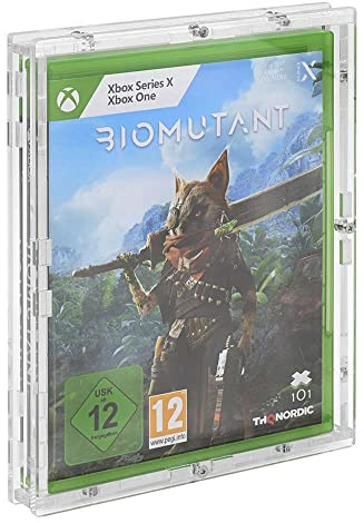 Verschraubtes Acryl Case/Schutzbox glasklares Acrylglas für Xbox Series | Zum Selbstaufbau, Nur Case ohne Spiel, UV Schutz, Staubschutz, 4mm Acrylglas glasklar, Acrylglas Case made in Germany