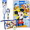 Trousse de Toilette Mickey Mouse - Fermeture Éclair - 23 x 15 x 8 cm - Inclut des Accessoires - Imperméable - Vanity Idéal pour Voyager - Produit Original Conçu en Espagne