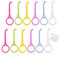 AWAVM Aligner Removal Tool 12-teilige unsichtbare Zahnschiene Aligner Chewies Removal Tool Kits Unsichtbare Zahnentfernung Aligner Oral Corrector Retainer Remover für unsichtbare Zahnspangen